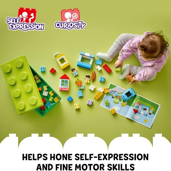 Lego Duplo Brick Box 10913 First Building Playset (65 pcs) Brand New - Picture 4 of 12